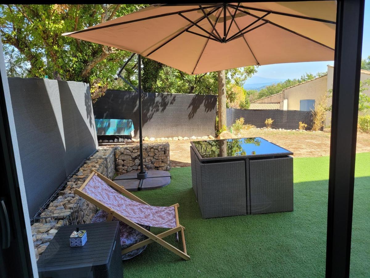 Appartement Tout Equipe En Rez-De-Jardin Entre Gard Et Ardeche Saint-Julien-de-Peyrolas Luaran gambar